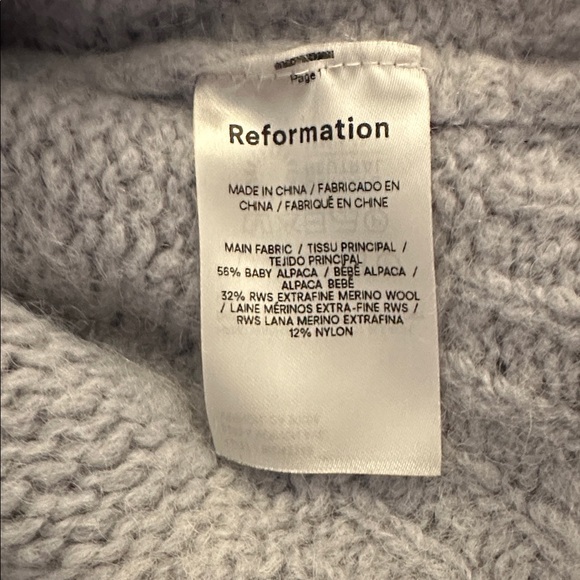 Reformation Wenda Lavender Sweater - Picture 6 of 10